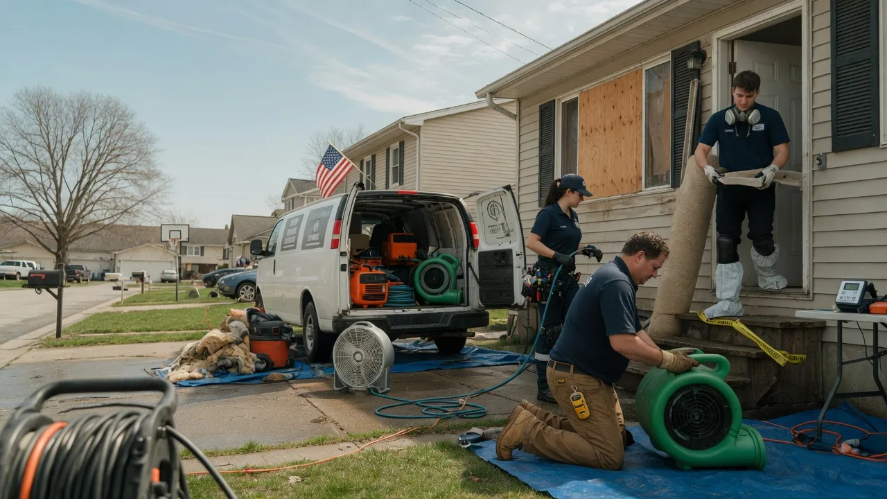 Water Damage Restoration in Menominee, MI near me